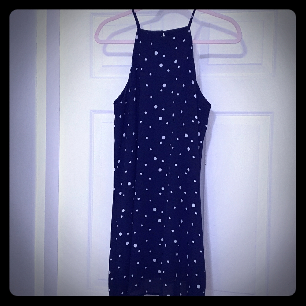 Forever 21 Silky Polka Dot Dress